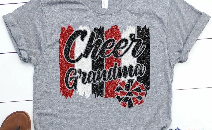 Cheer Grandma Paint Strokes (Adult)
