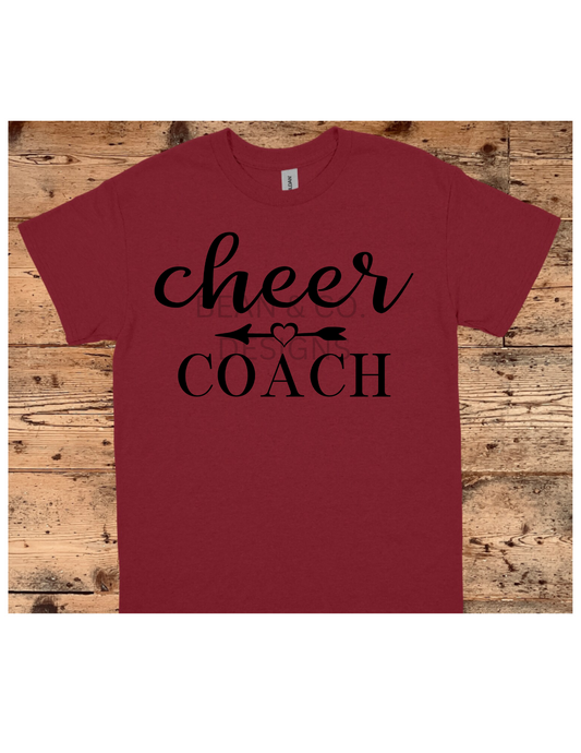 Cheer Coach Arrow Heart (Adult)