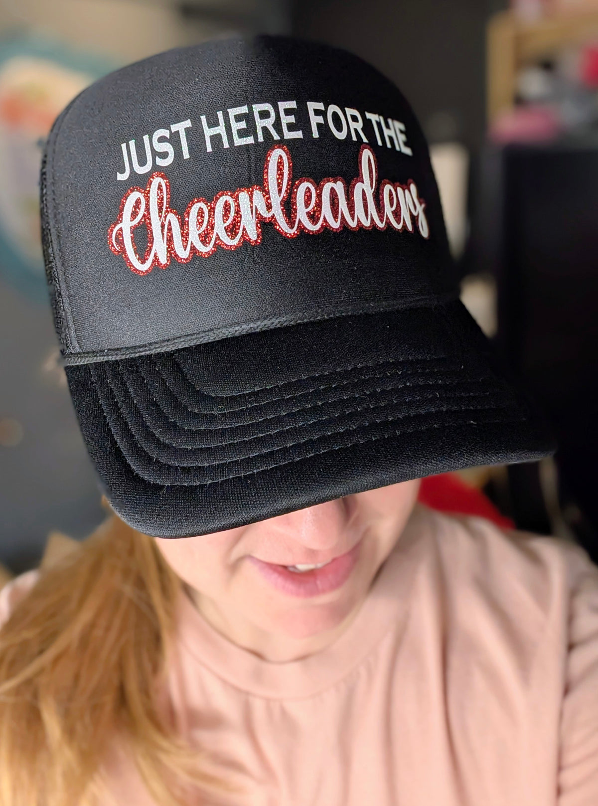 Just here for the Cheerleaders Hat